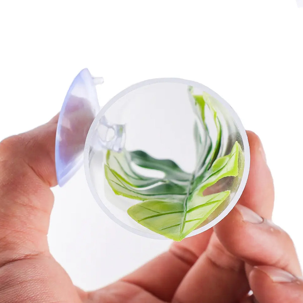 Acrylic Betta Fish Nest Leaf Shrimp Hide Pipe Aquarium Rest Breeding Tank Decor