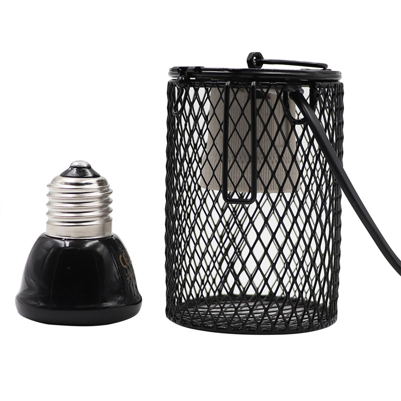 Ceramic Infrared Reptile Heat Lamp Cage Holder AU Plug