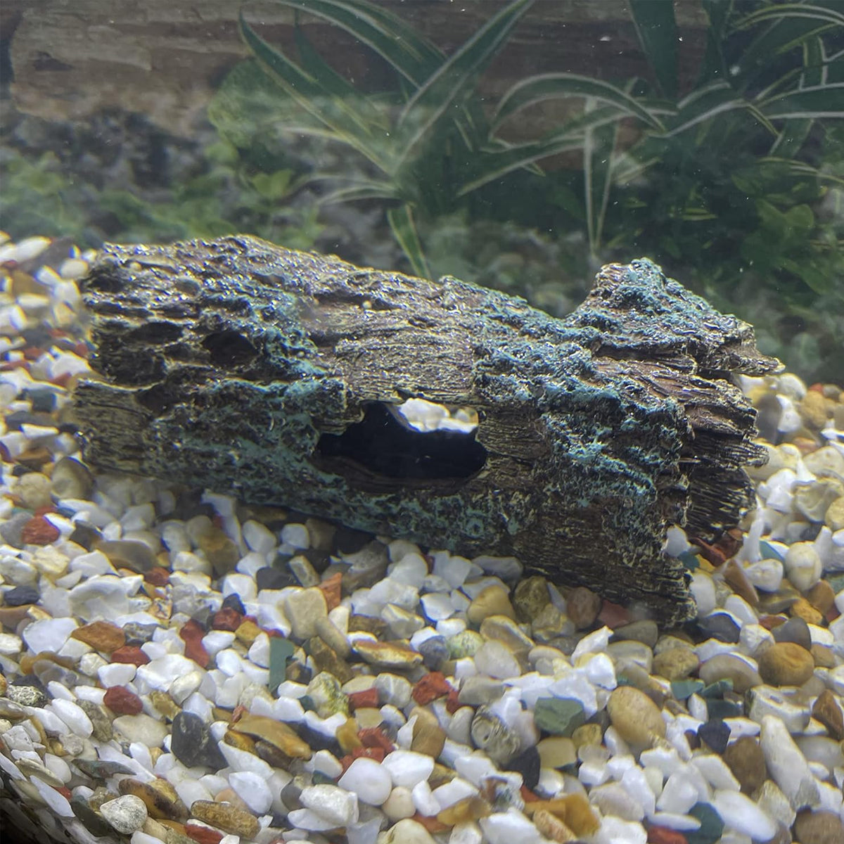 Reptile Hideout Cave Bark Style Resin Habitat Decoration