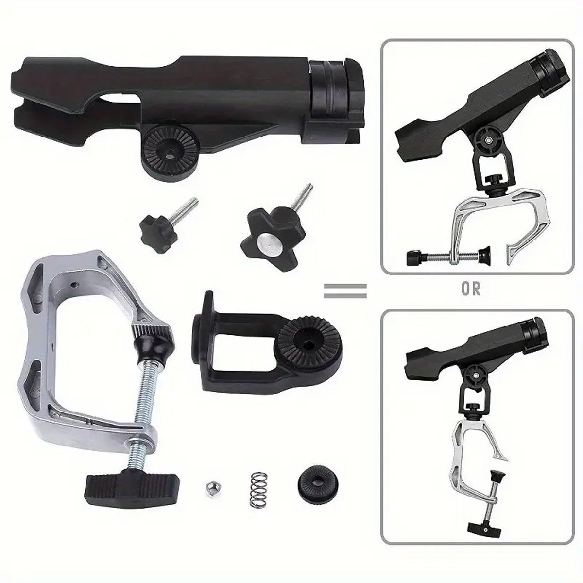 Rotating Fishing Seat Bracket Adjustable Mount For Kayak And Boat