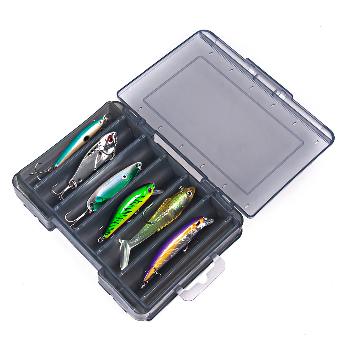 Fishing Bait Storage Box 14-Compartment Tackle Organizer Case