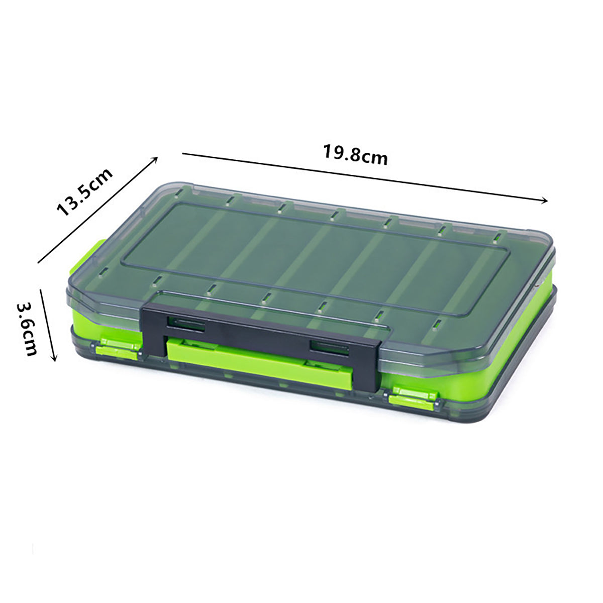 Fishing Bait Storage Box 14-Compartment Tackle Organizer Case