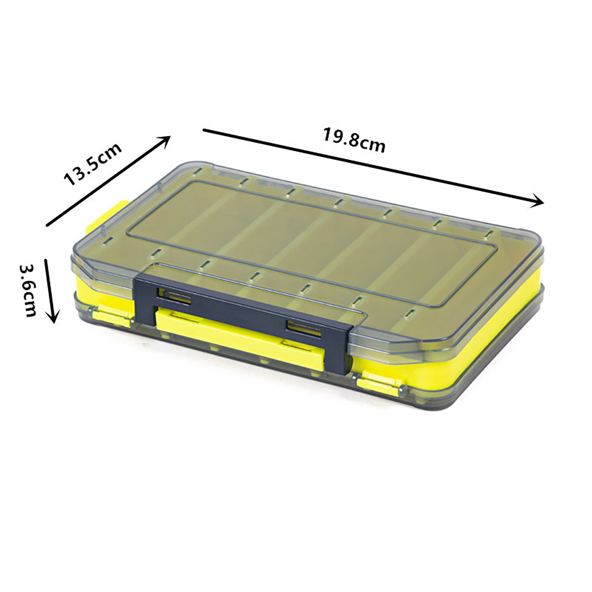 Fishing Bait Storage Box 14-Compartment Tackle Organizer Case