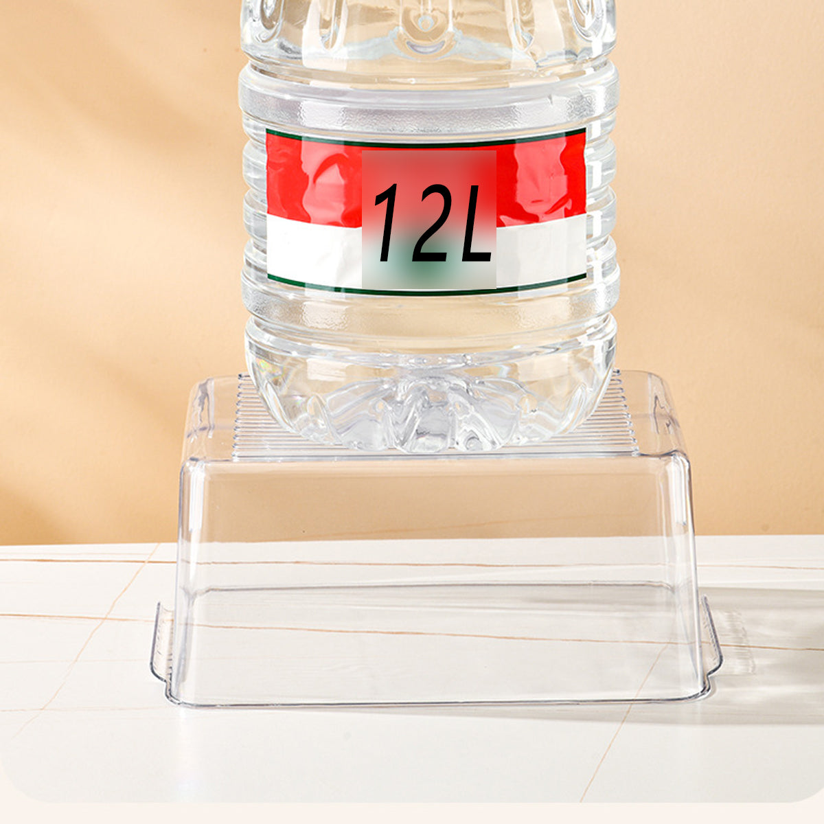 Transparent Hydroponic Aquarium with 12-Hole Lid