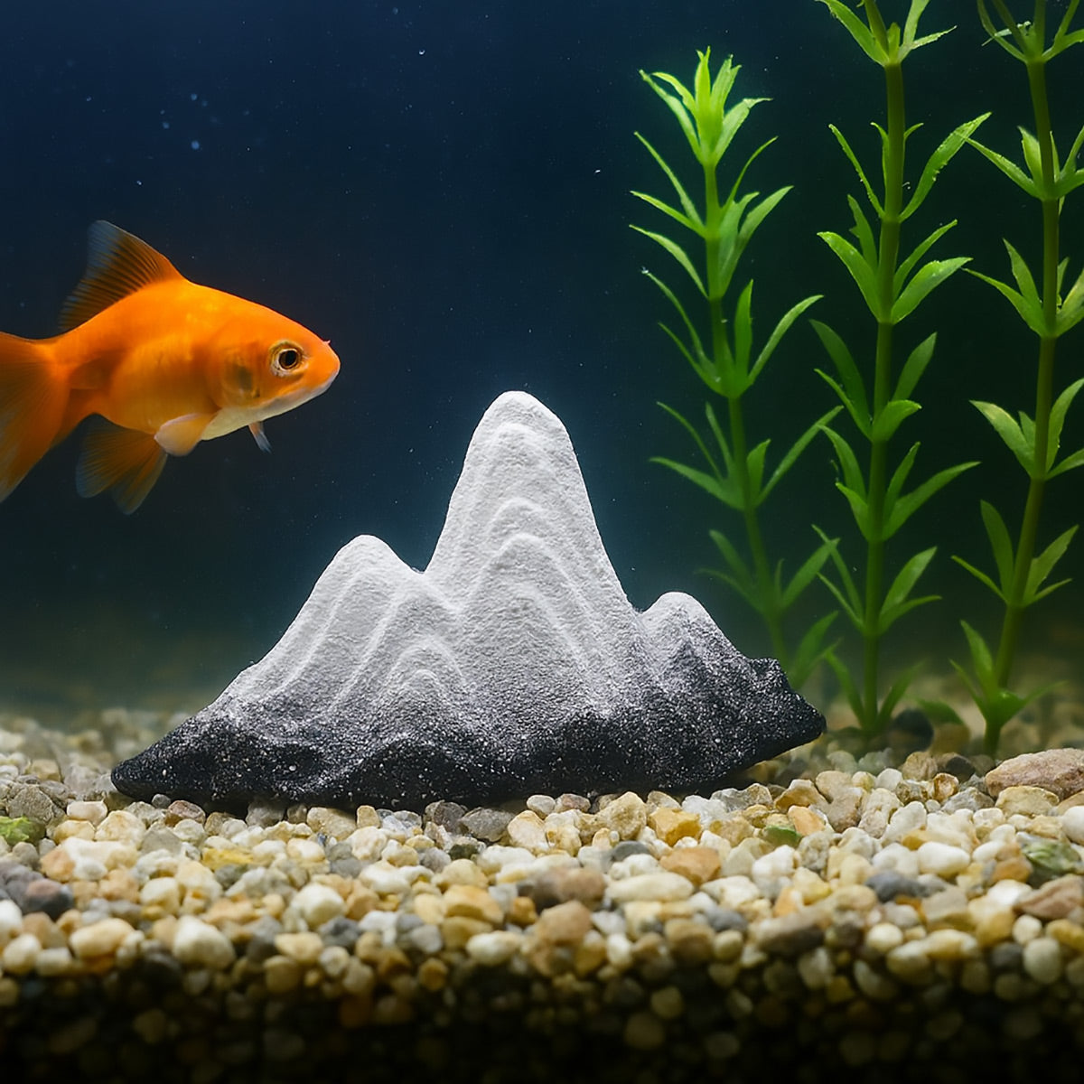 Resin Snow Mountain Ornament Creative Rockery Landscape Decor