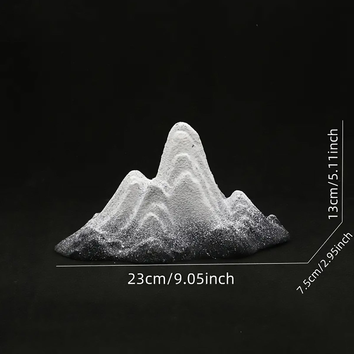 Resin Snow Mountain Ornament Creative Rockery Landscape Decor