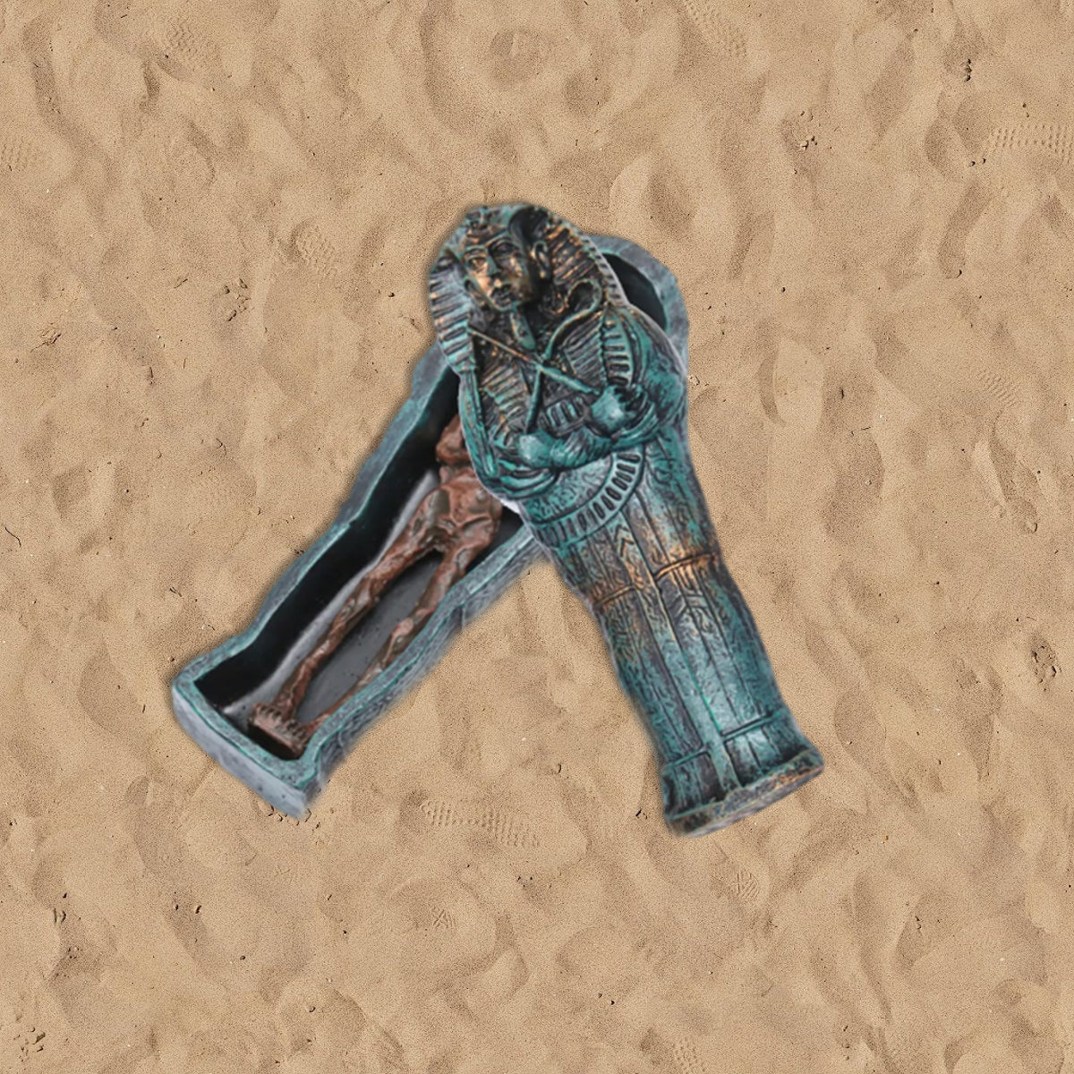 Mummy Resin Aquarium Decoration Unique Fish Tank Ornament