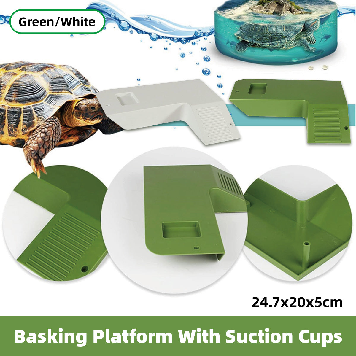 Reptile Climbing Platform Ramp For Turtles Lizards Small Pets