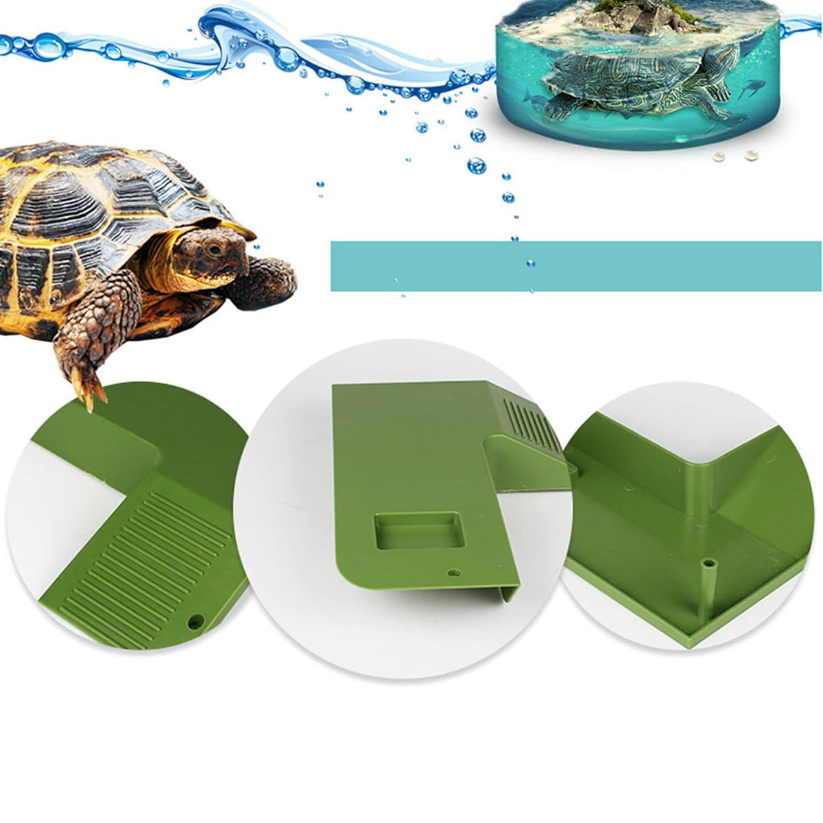 Reptile Climbing Platform Ramp For Turtles Lizards Small Pets