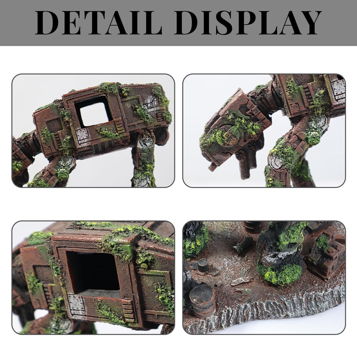 Car Theme Aquarium Ornament Resin Fish Tank Decoration