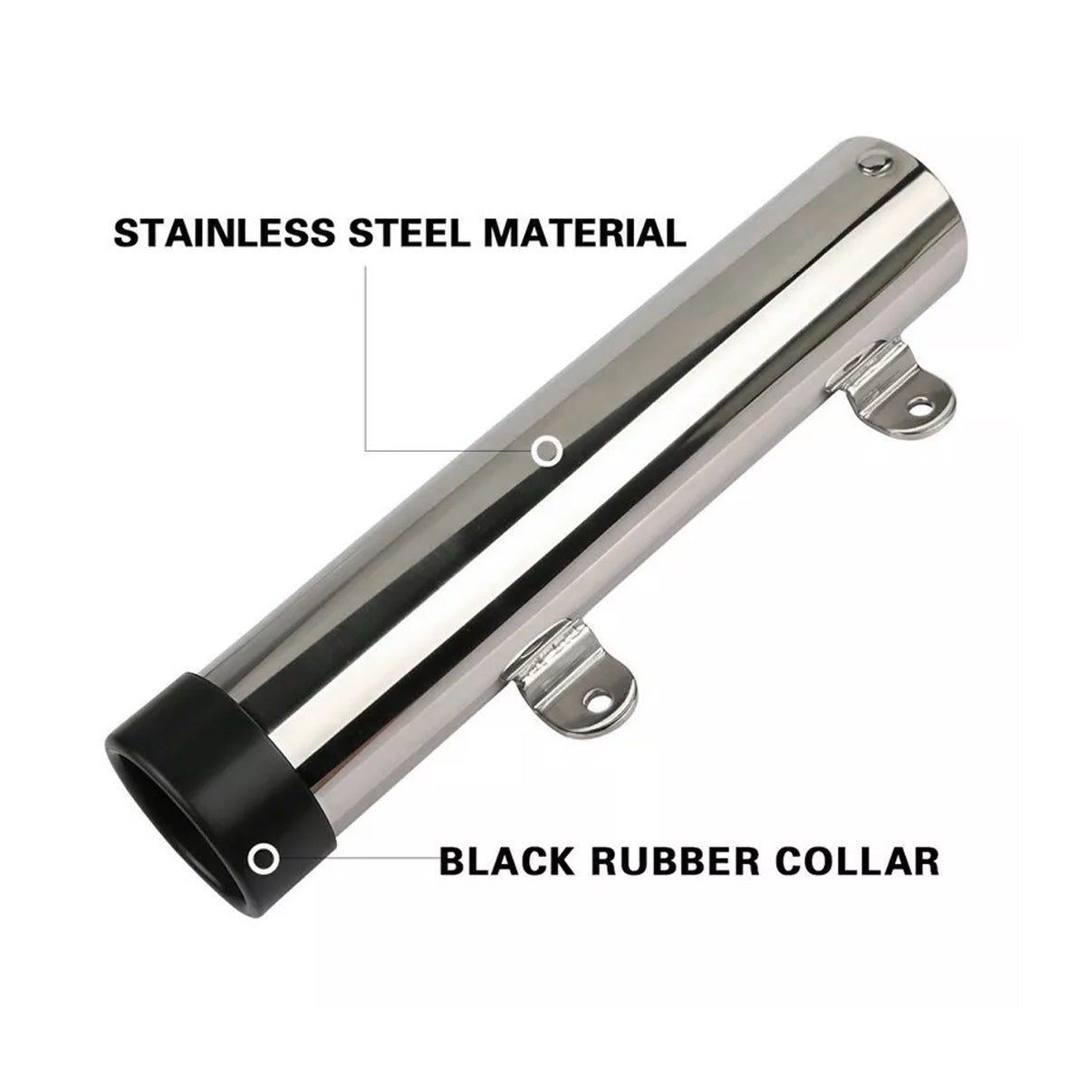 316 Stainless Steel Fishing Rod Holders With 30° Mounting Base