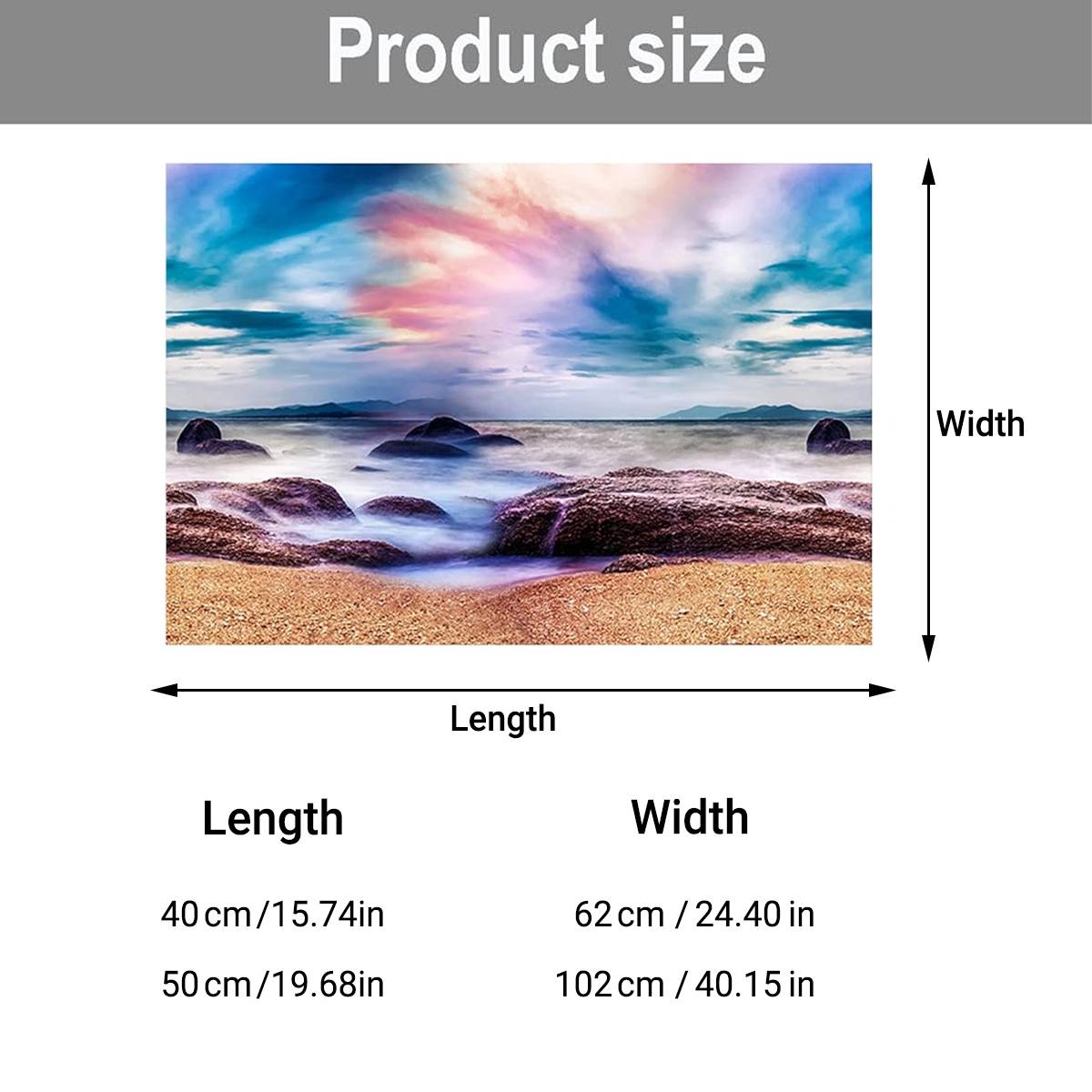 Double-Sided Aquarium Background for Tanks