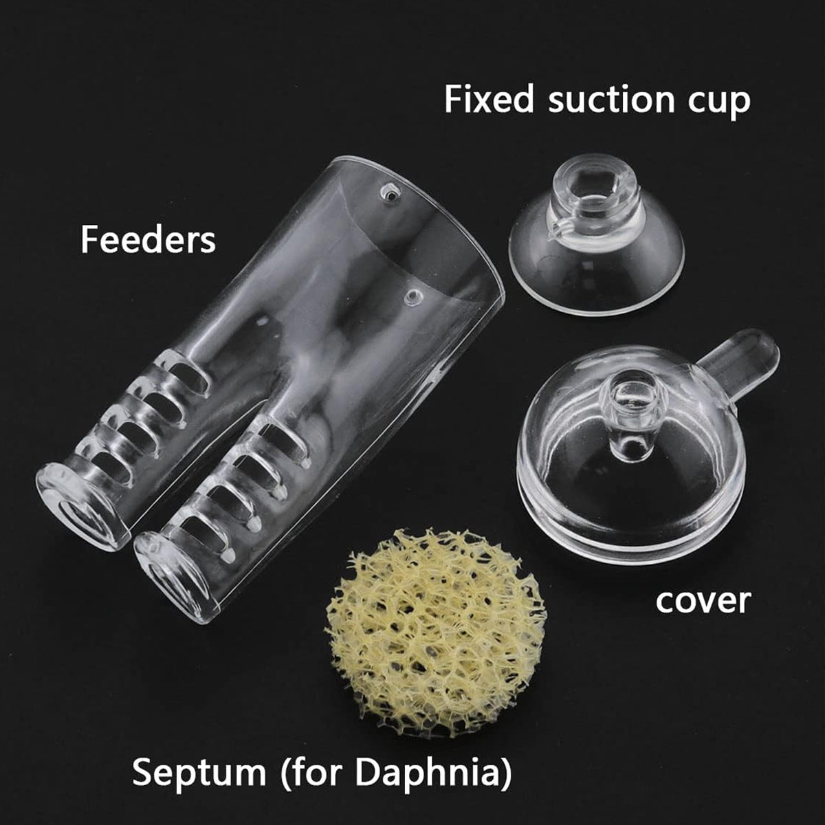 Acrylic Pants-Shape Fish Feeder 3x7.5cm Clear Durable for Aquarium Fish Tank Use