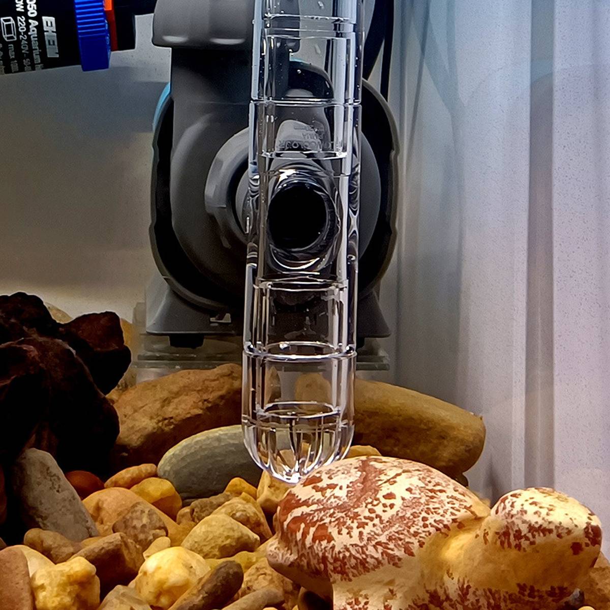 Five-pack clear acrylic aquarium inlet strainer caps – product view 8