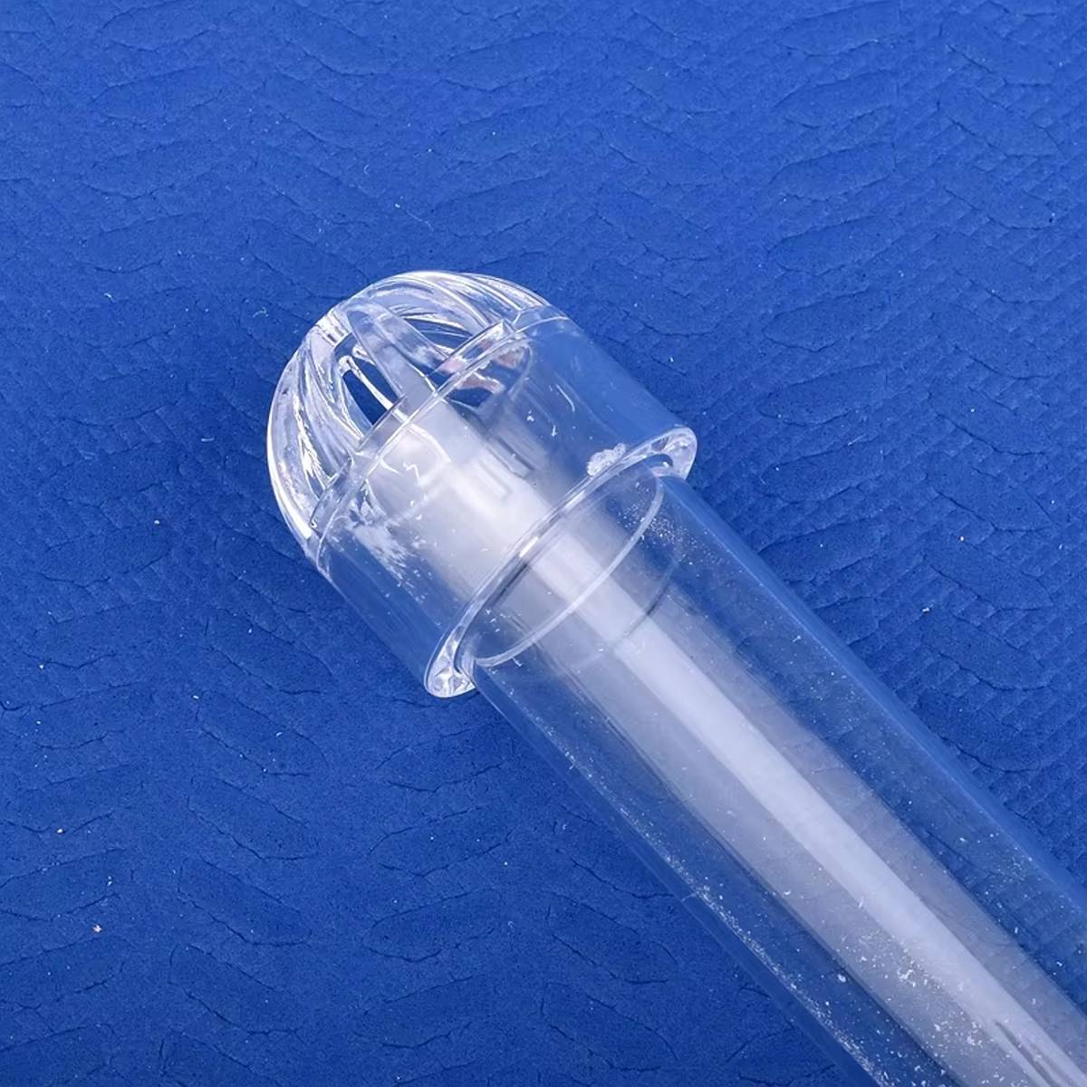 Five-pack clear acrylic aquarium inlet strainer caps – product view 13