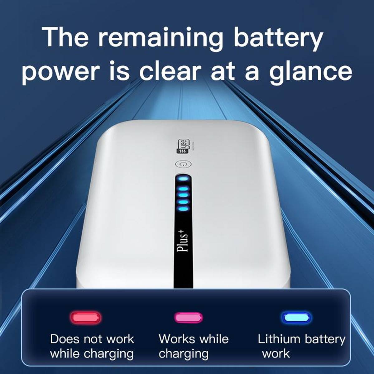 Portable Aquarium Air Pump 3L/min USB Rechargeable