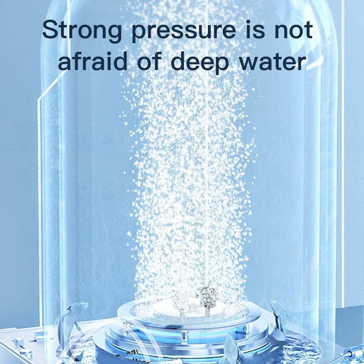Portable Aquarium Air Pump 3L/min USB Rechargeable