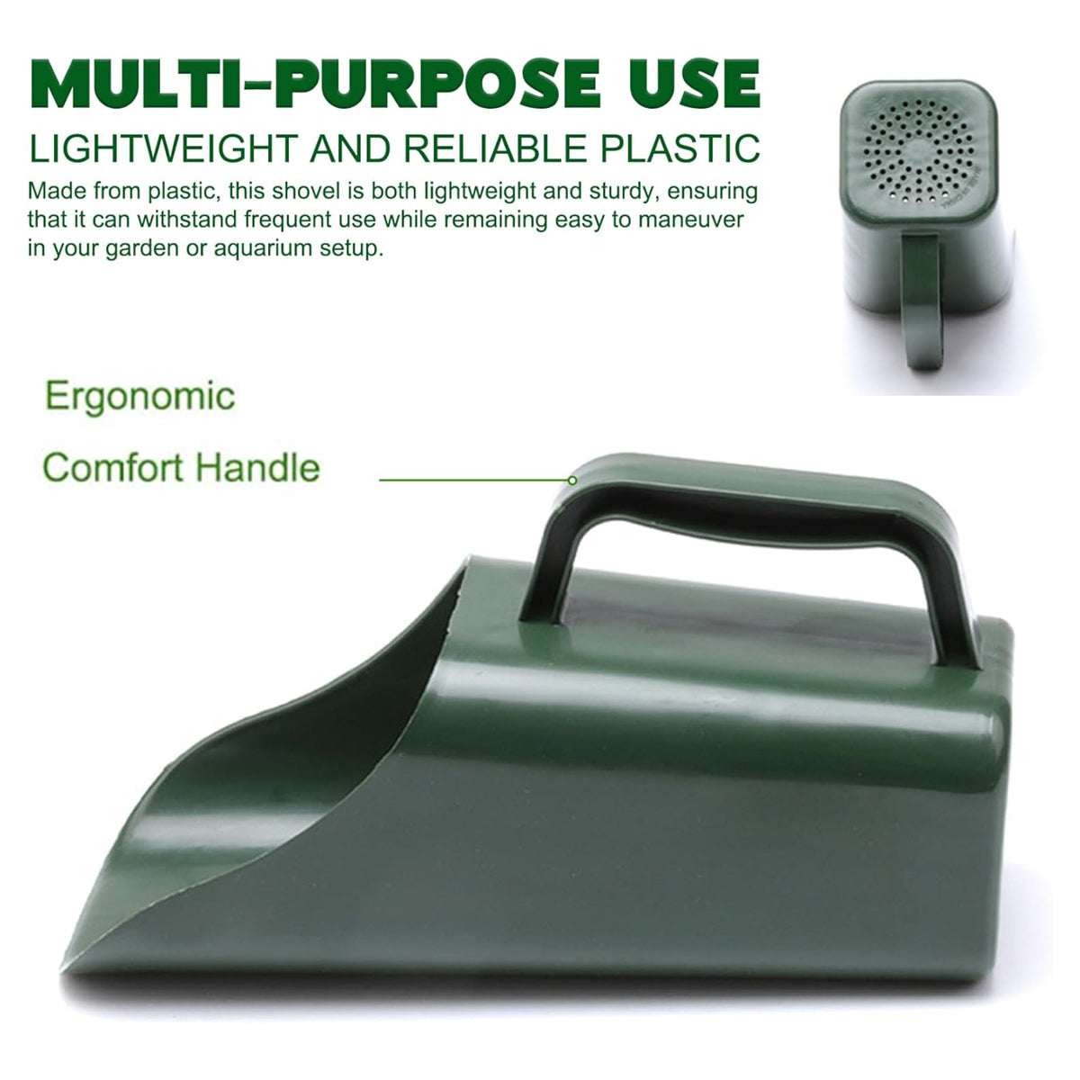 Aquarium Cleaning Shovel For Tank Substrate Maintenance