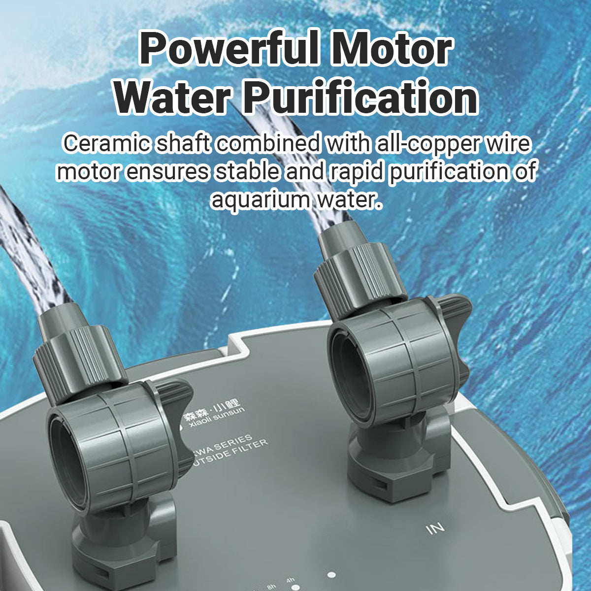 Aquarium Canister Filter External Water Purification System