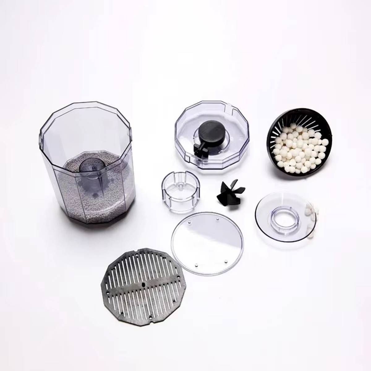 Toilet-style air-driven sponge filter for small aquariums – product view 11