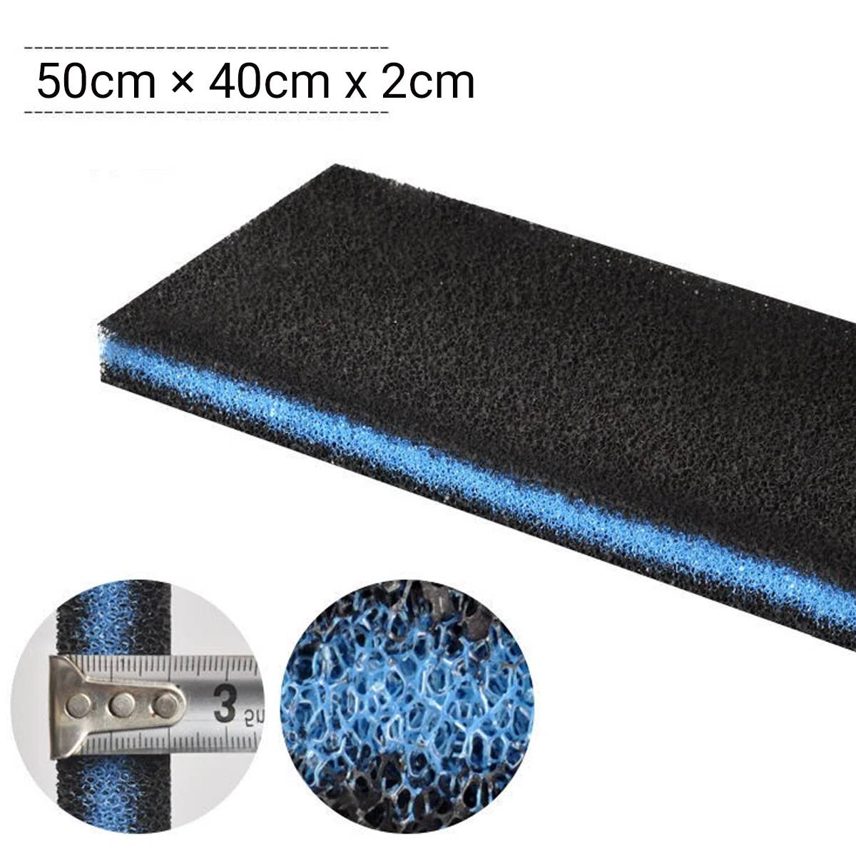 YEE Aquarium Filter Sponge Pad Activated Carbon