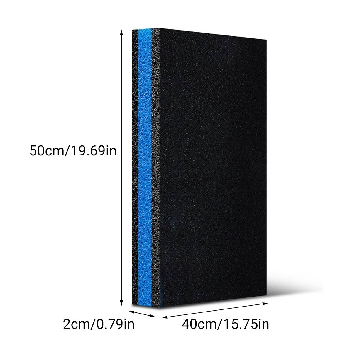 YEE Aquarium Filter Sponge Pad Activated Carbon