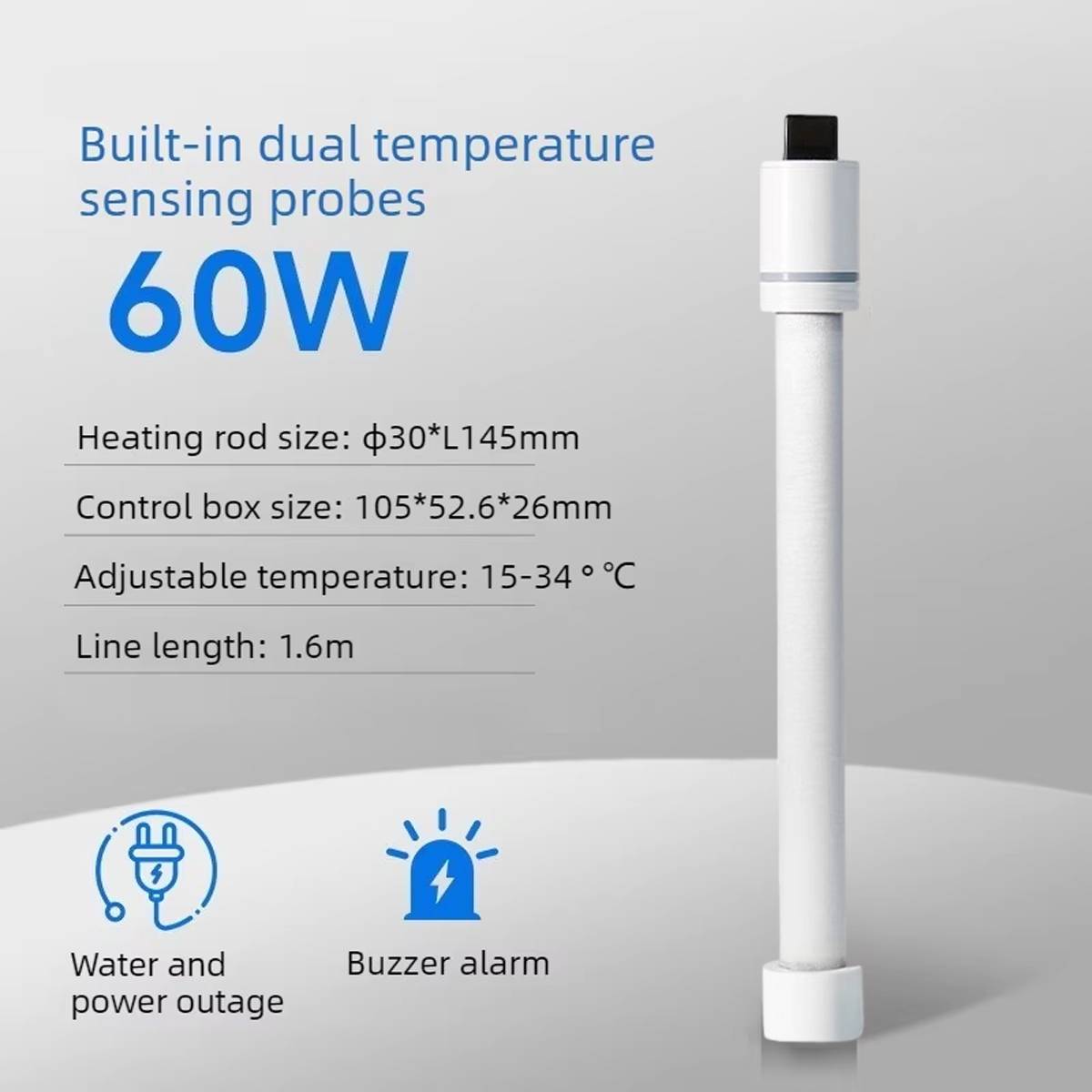 Yee Aquarium Heater With Adjustable Temperature And Safety Protection