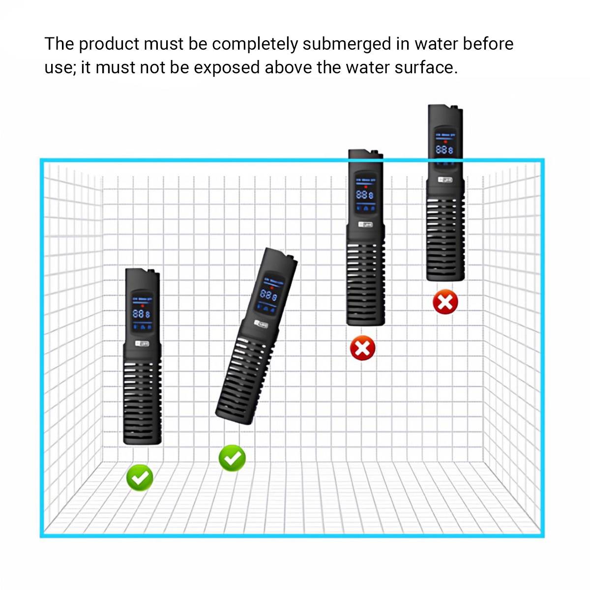 Yee Digital Aquarium Heater 50W/100W