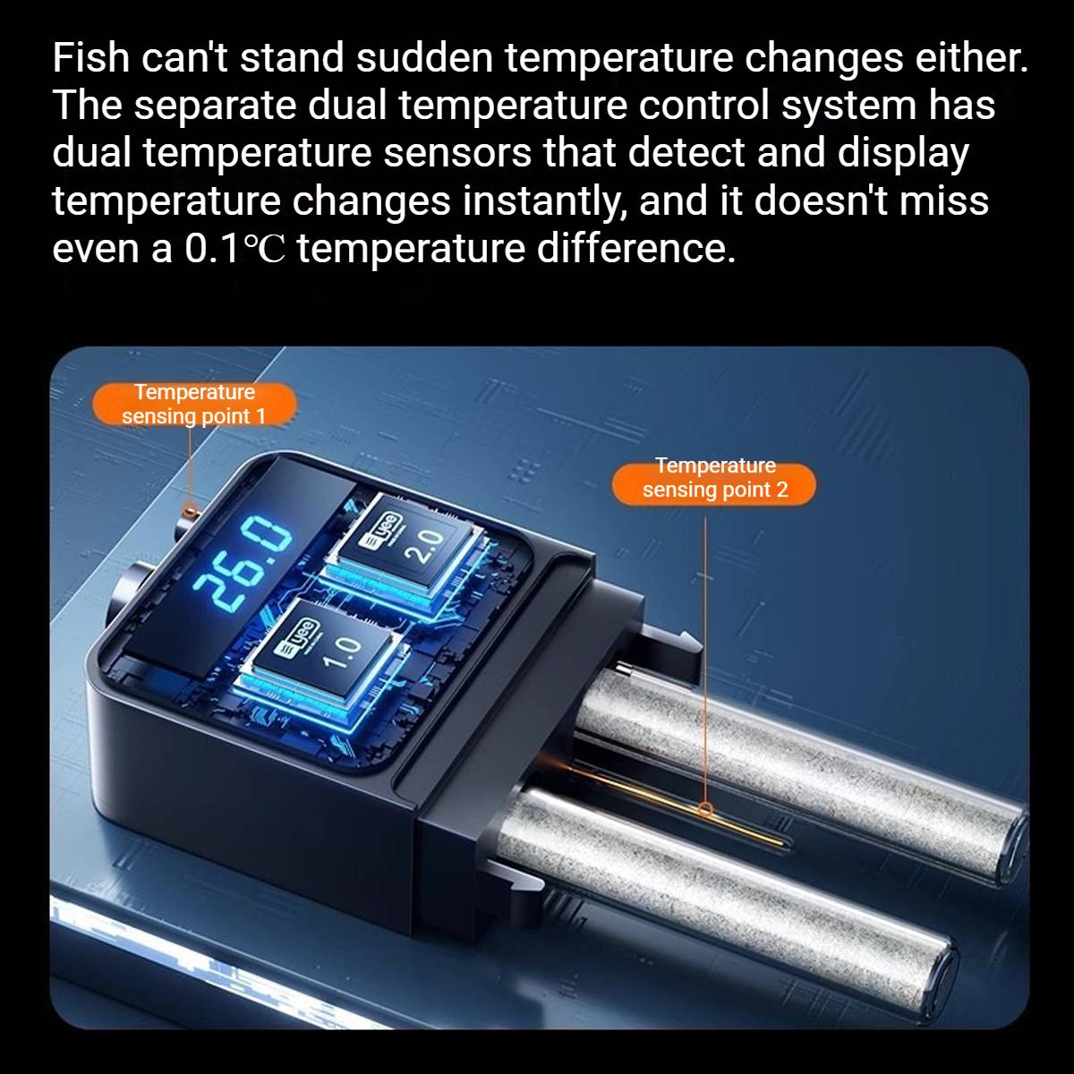 Yee Aquarium Heater with Digital Temperature Control