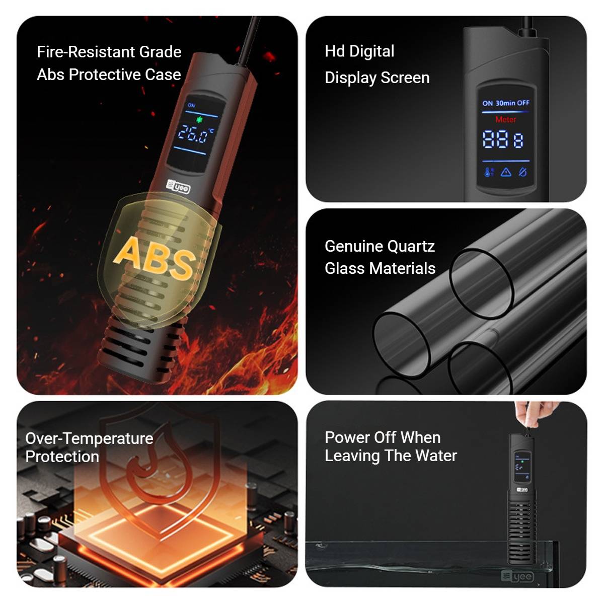 Yee Digital Aquarium Heater 50W/100W