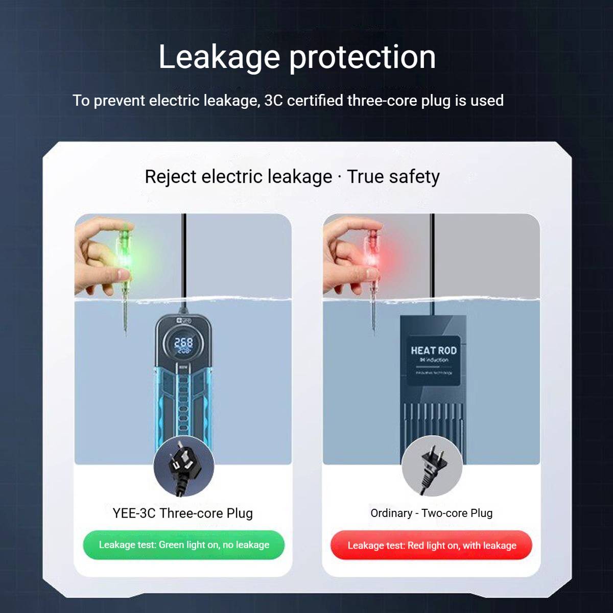 Yee 50W Digital Aquarium Heater with External Controller