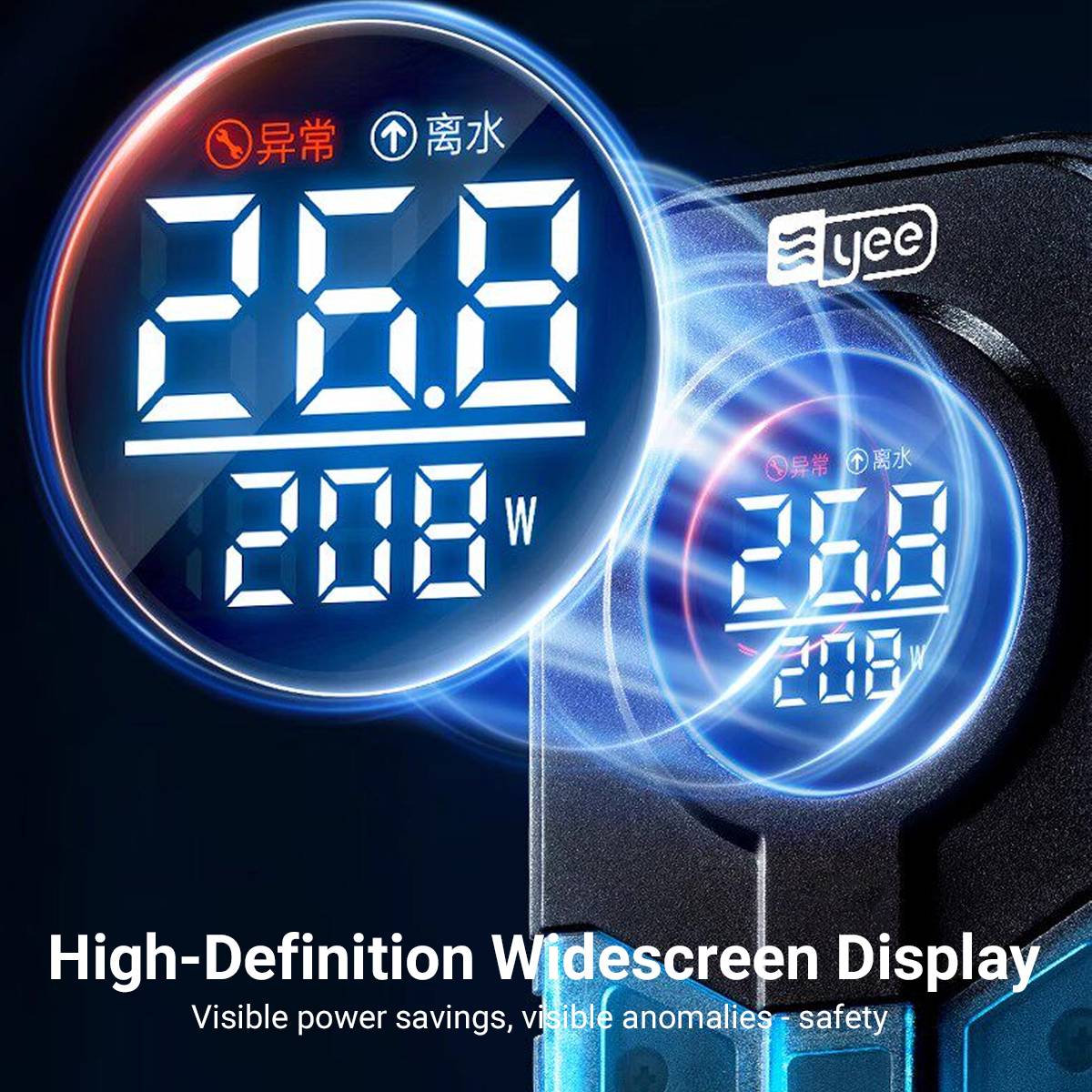 Yee 50W Digital Aquarium Heater with External Controller