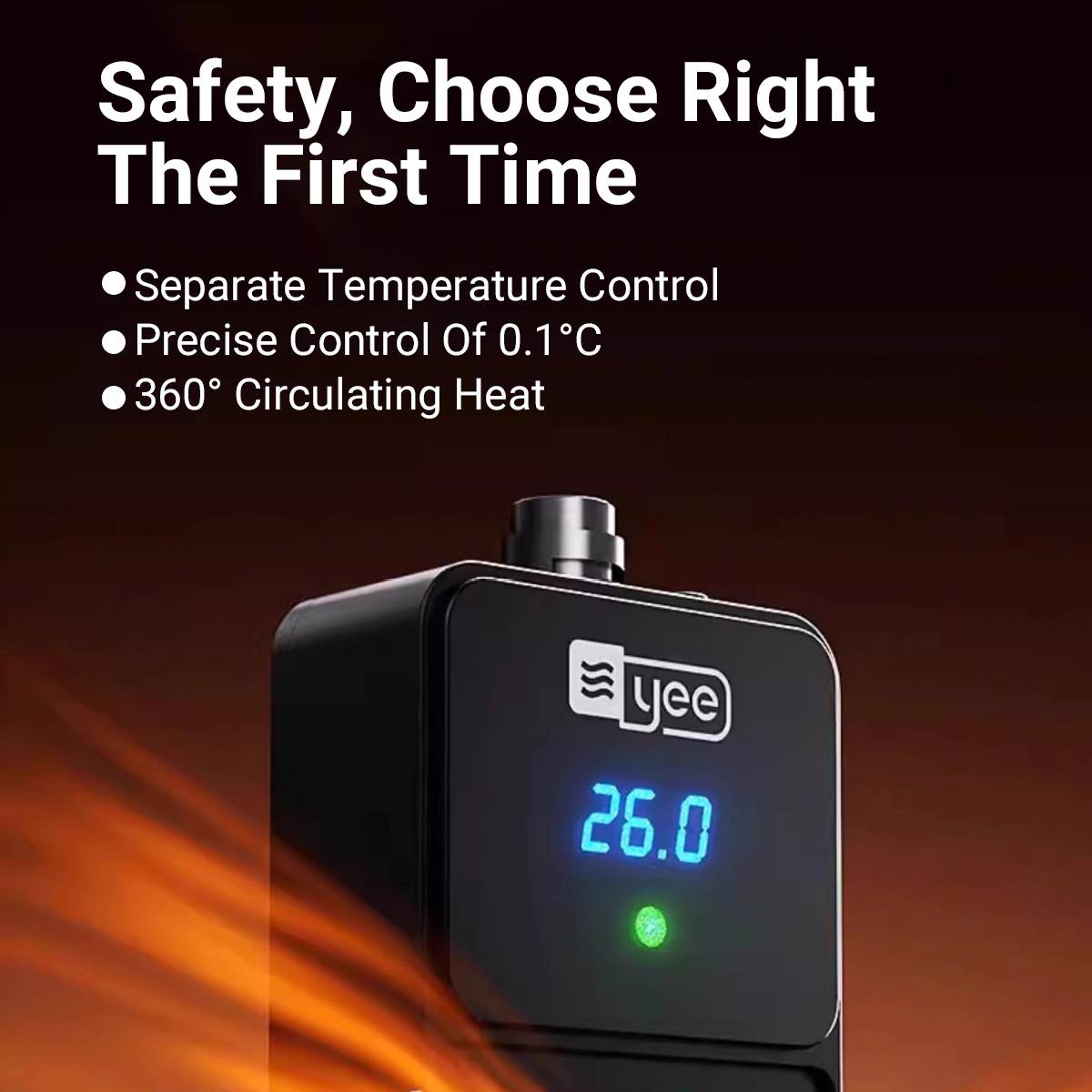 Yee Aquarium Heater with Digital Temperature Control