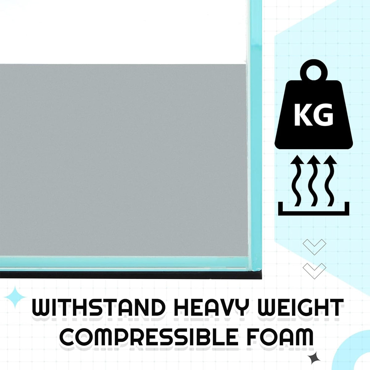 Aquarium Leveling Mat EVA Foam Anti-Slip Tank Cushion