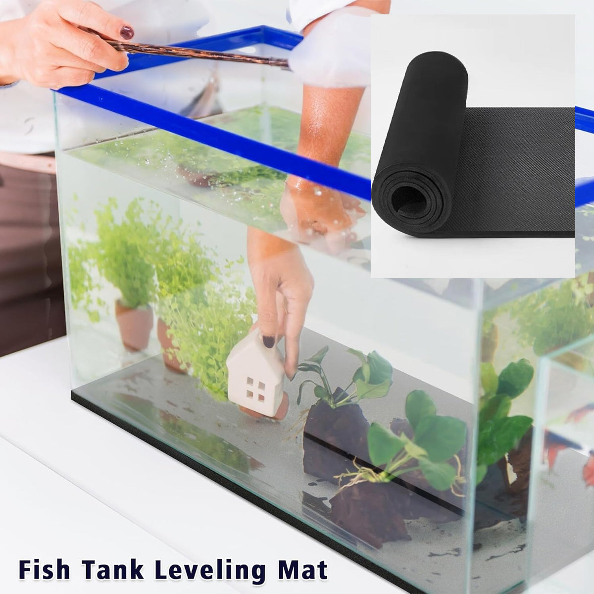 Aquarium Leveling Mat EVA Foam Anti-Slip Tank Cushion