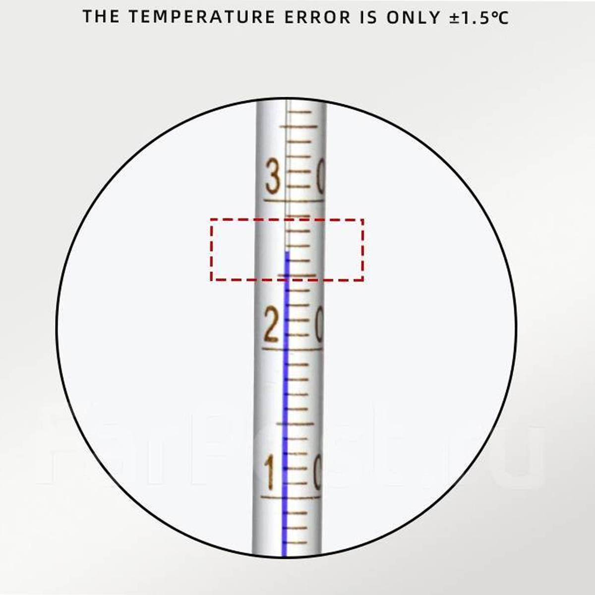 Stick-on LCD aquarium thermometer strip – product view 15