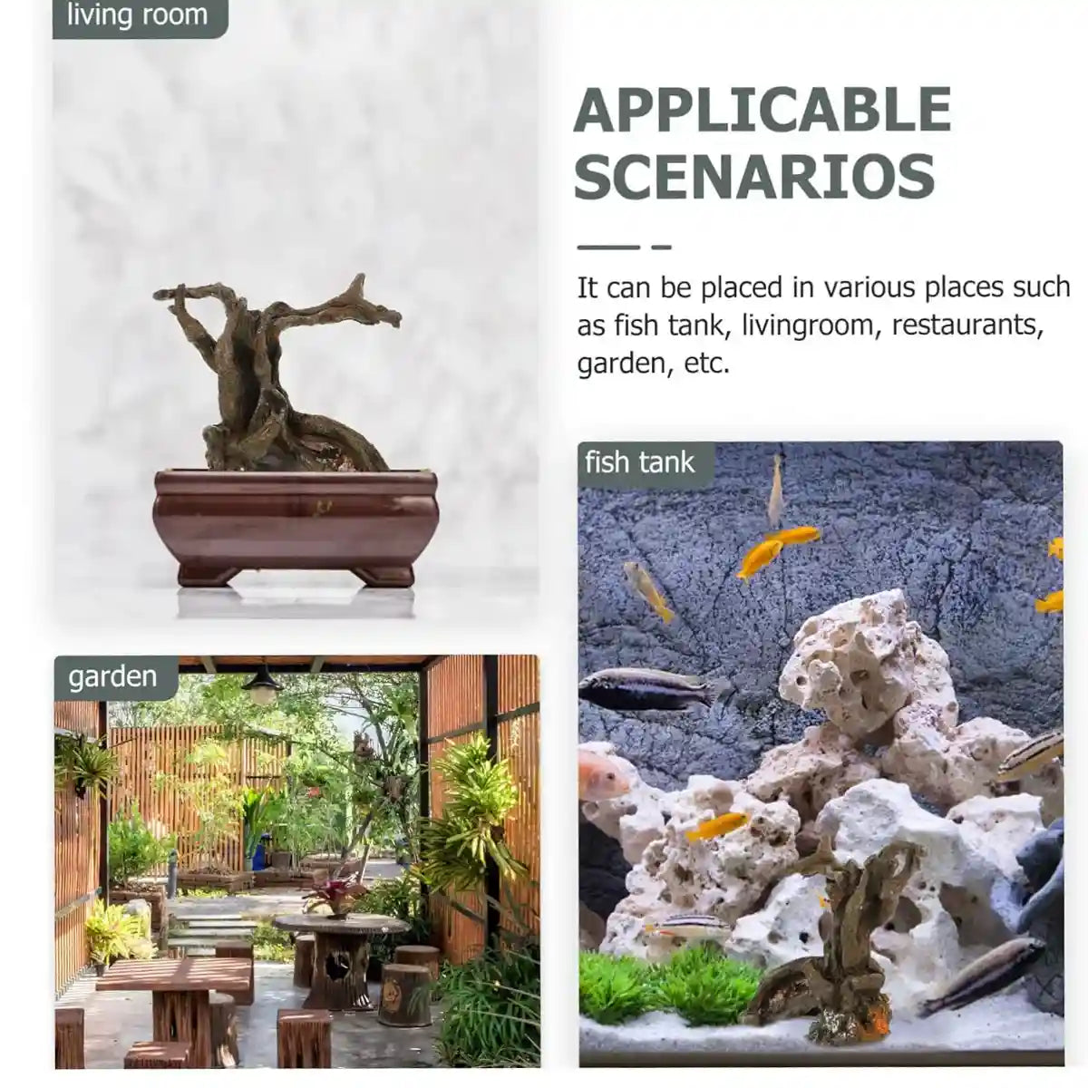 Aquarium Resin Tree Root Decoration