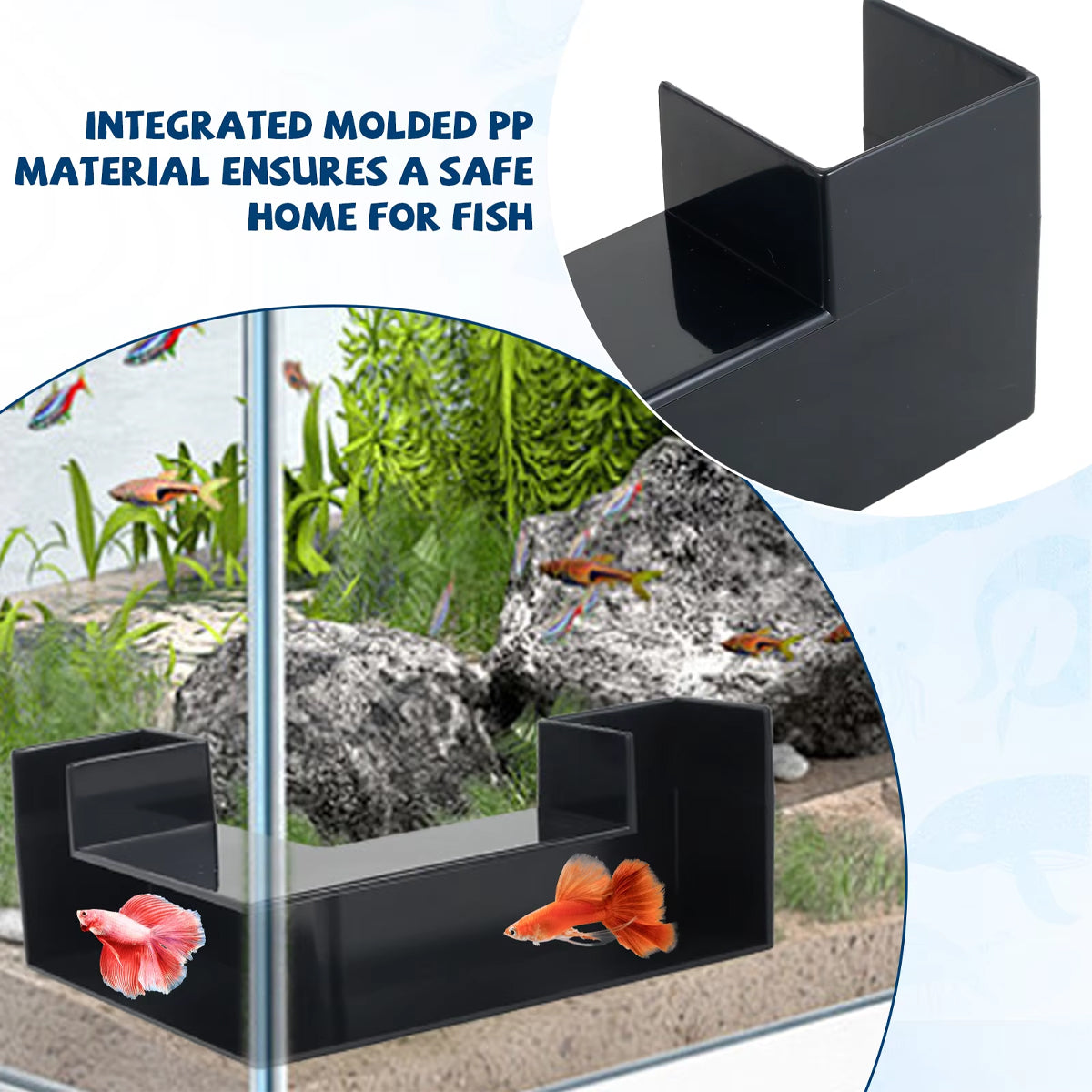 Aquarium Underground Tunnel Corner Fish Tank Decoration