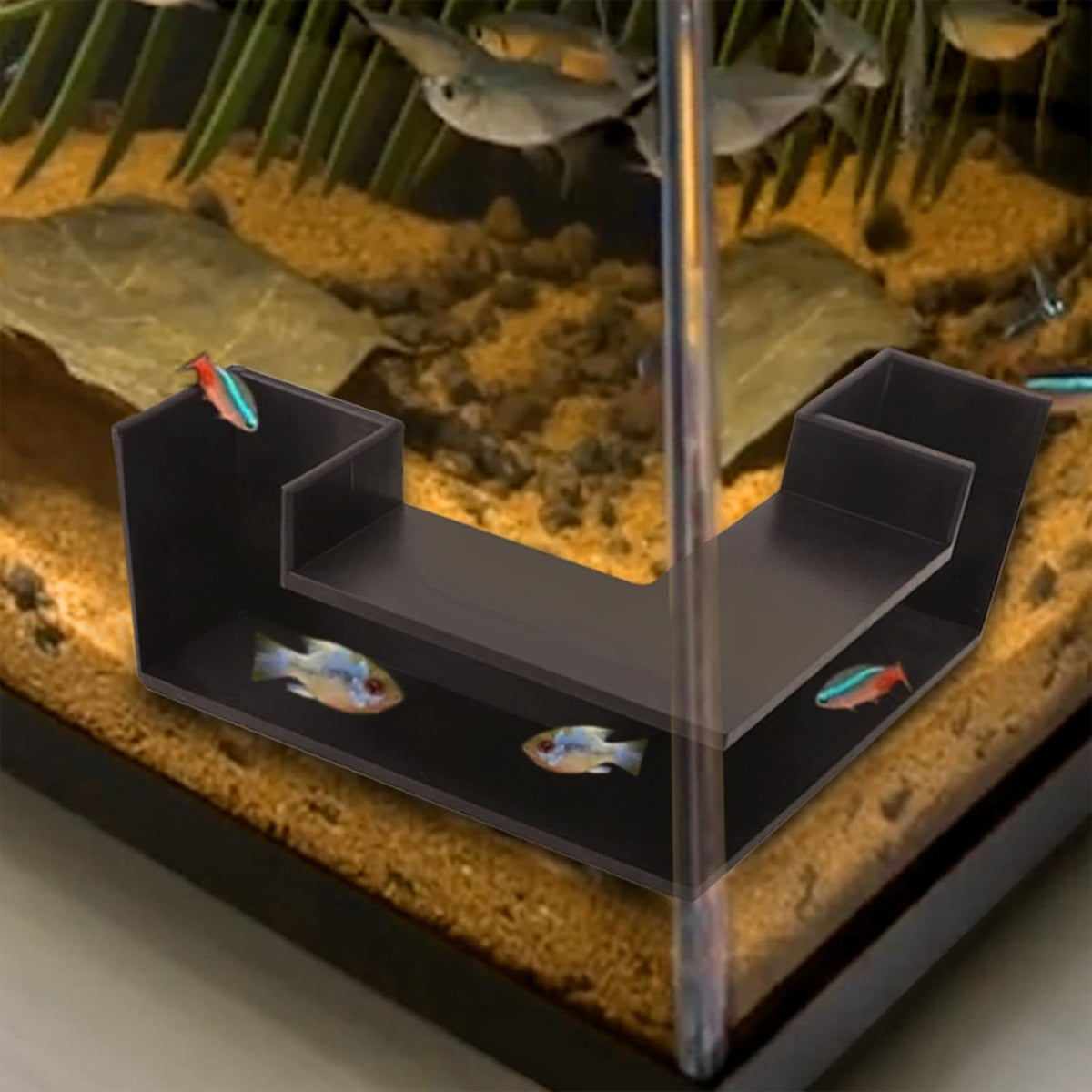 Aquarium Underground Tunnel Corner Fish Tank Decoration