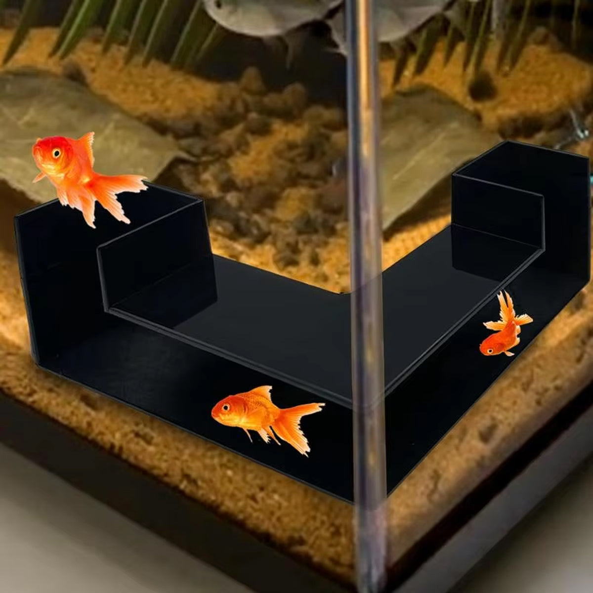 Aquarium Underground Tunnel Corner Fish Tank Decoration