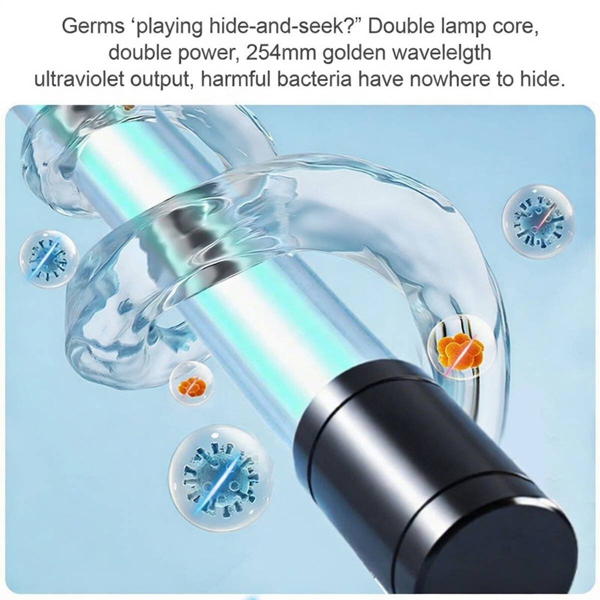 Yee timed aquarium UV steriliser with 5W, 7W and 9W options – product view 4
