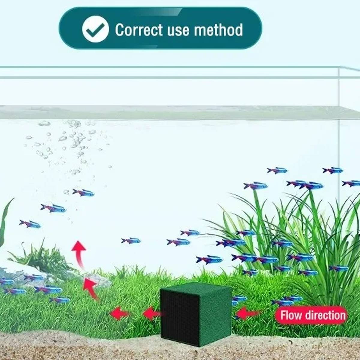 Yee Aquarium Water Purifier Cube Filter