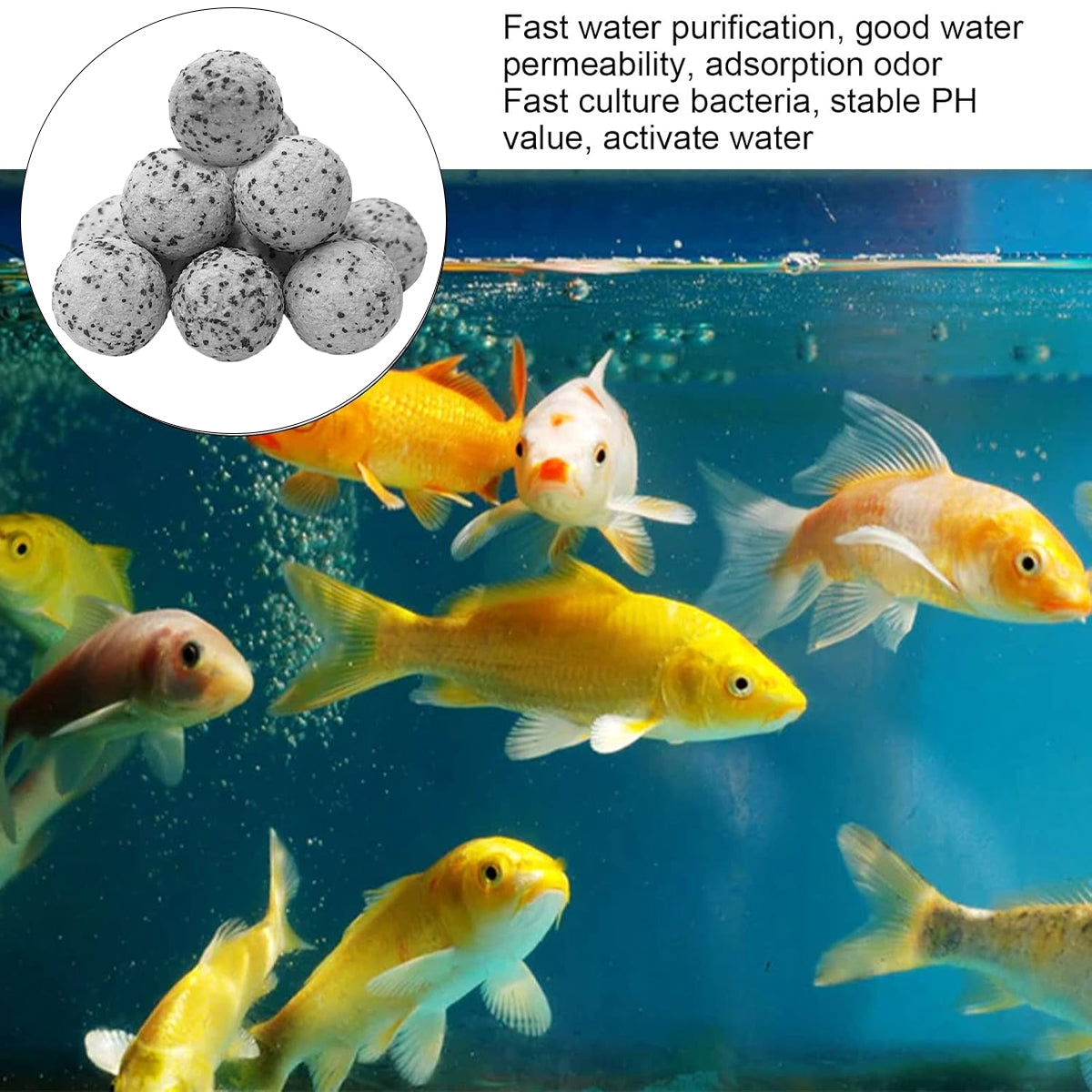 Quartz Ball Aquarium Filter Media Biological Filtration