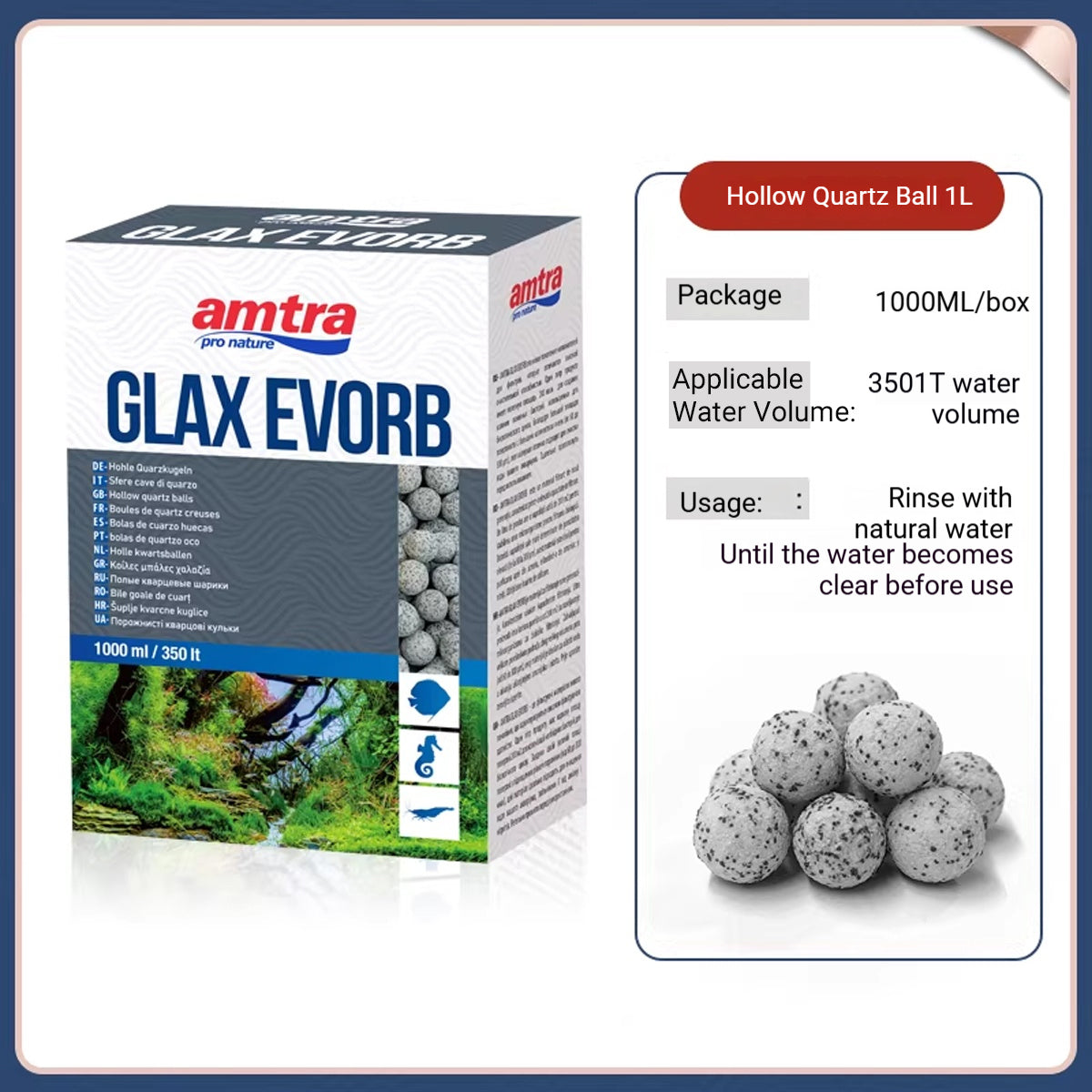 Quartz Ball Aquarium Filter Media Biological Filtration