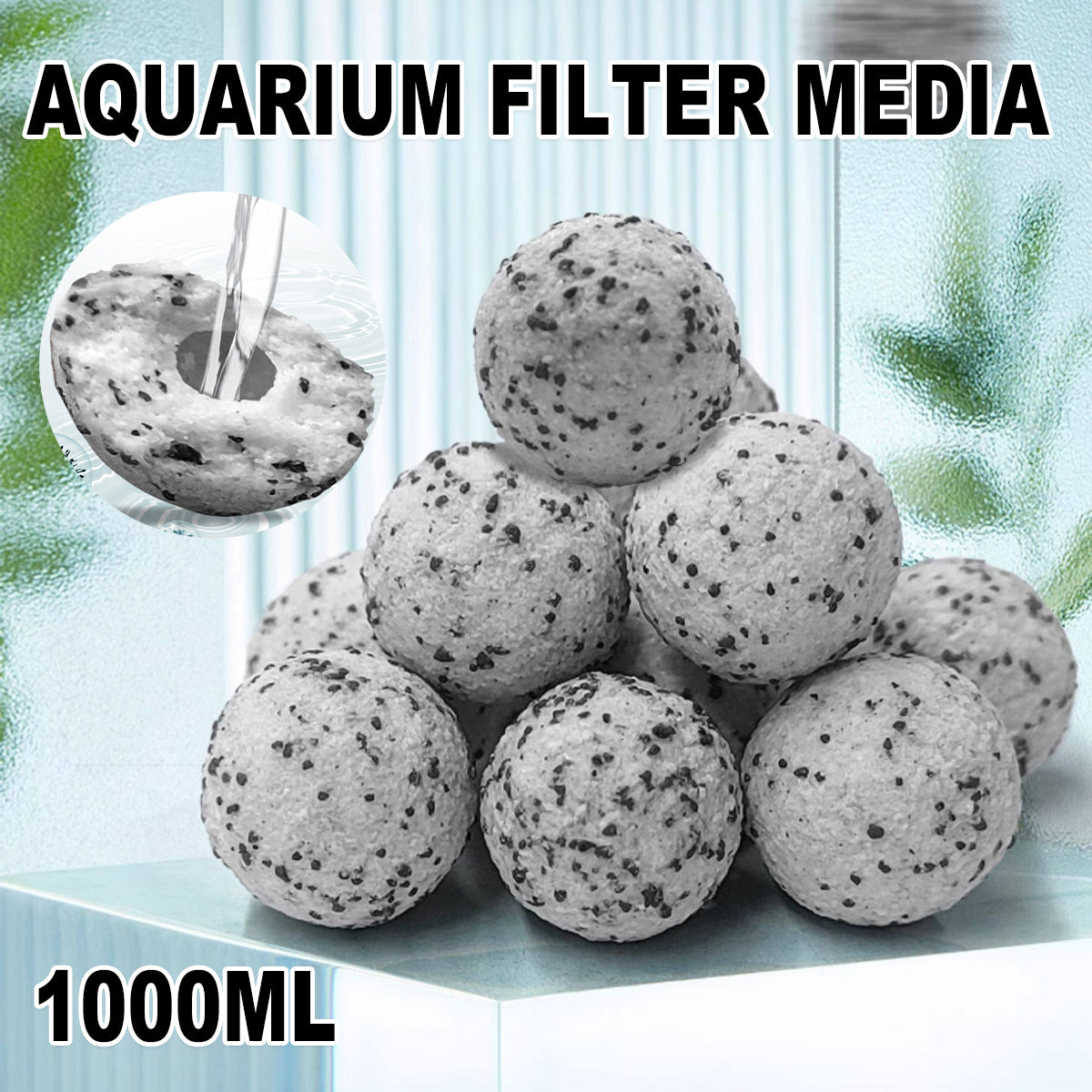 Quartz Ball Aquarium Filter Media Biological Filtration