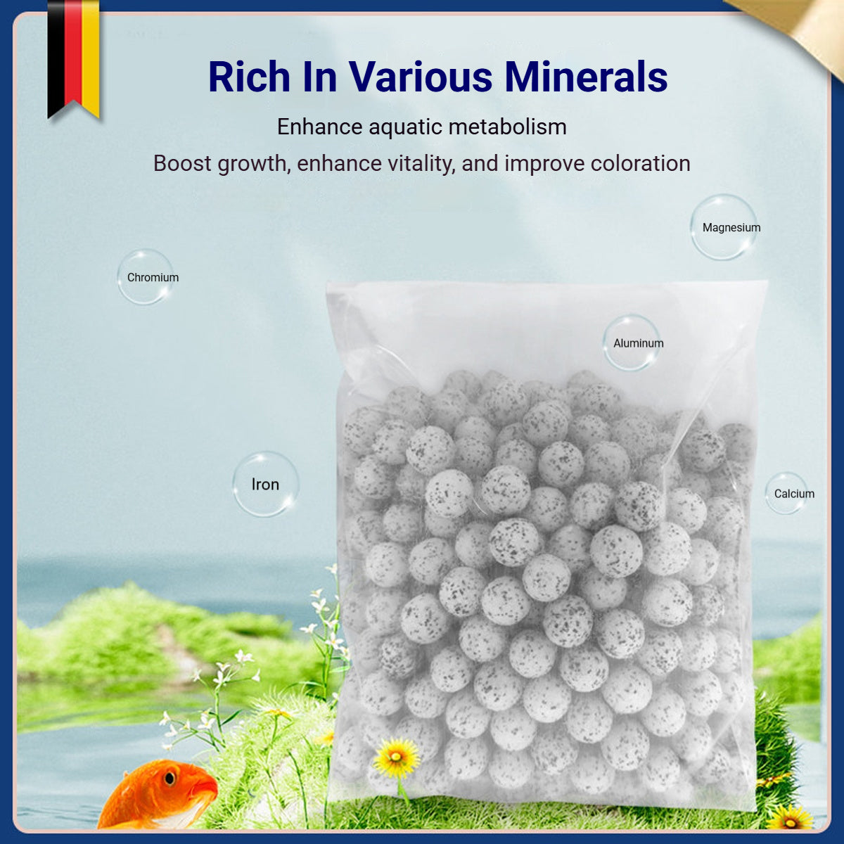 Quartz Ball Aquarium Filter Media Biological Filtration