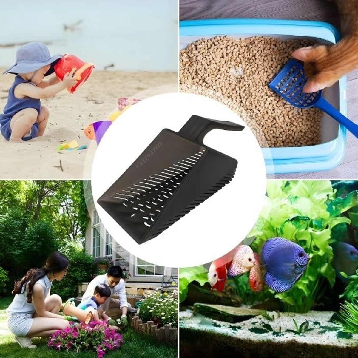 Aquarium Sand Shovel For Substrate Cleaning
