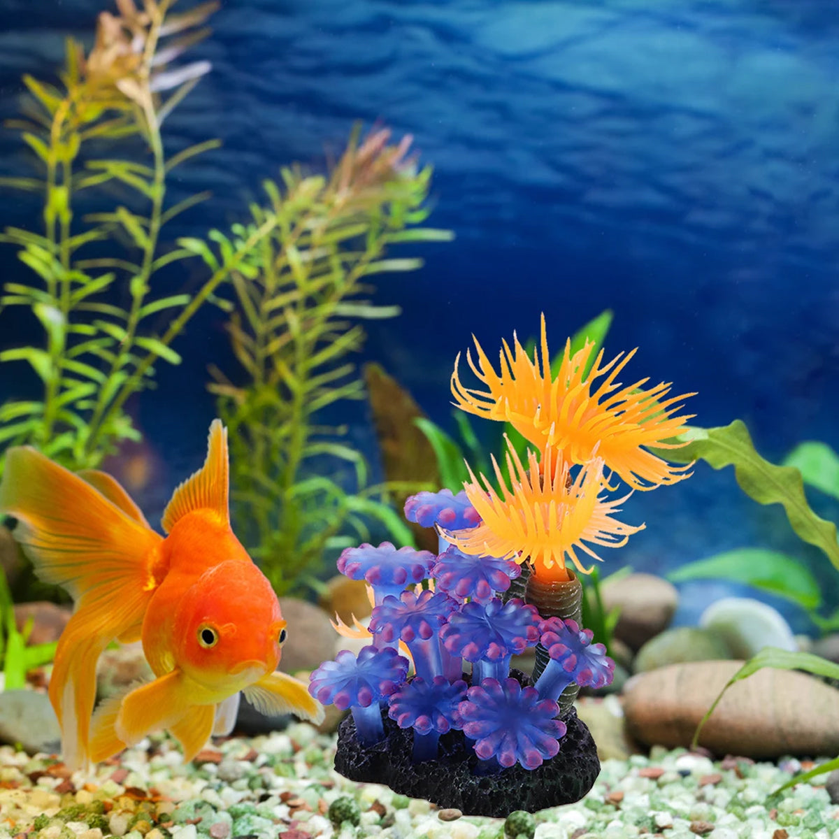 Artificial Coral Decoration Soft Anemone Aquarium Ornament