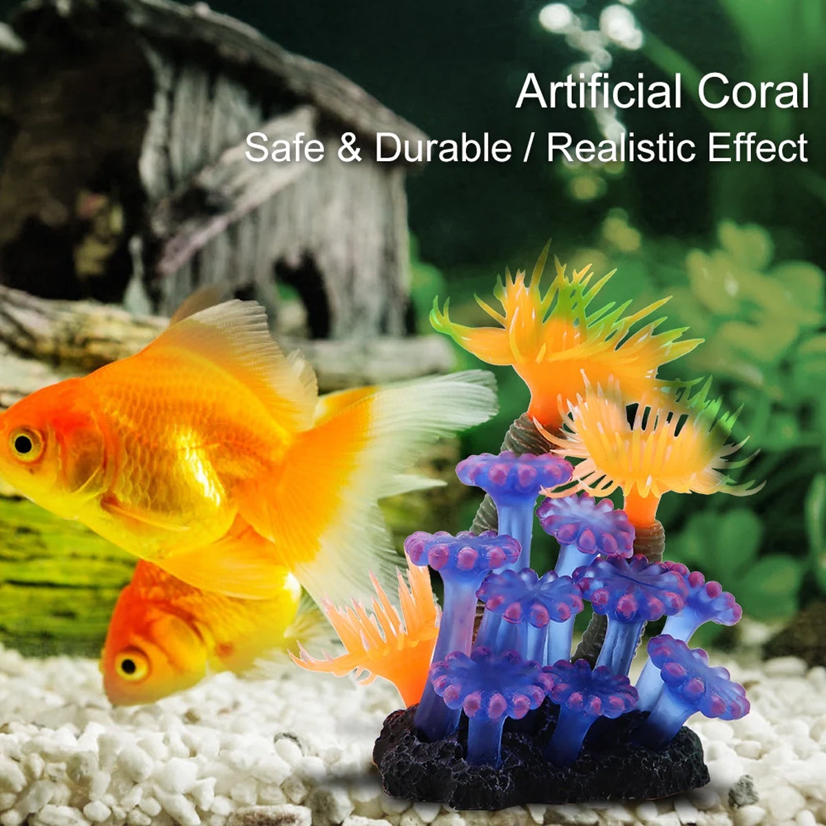 Artificial Coral Decoration Soft Anemone Aquarium Ornament