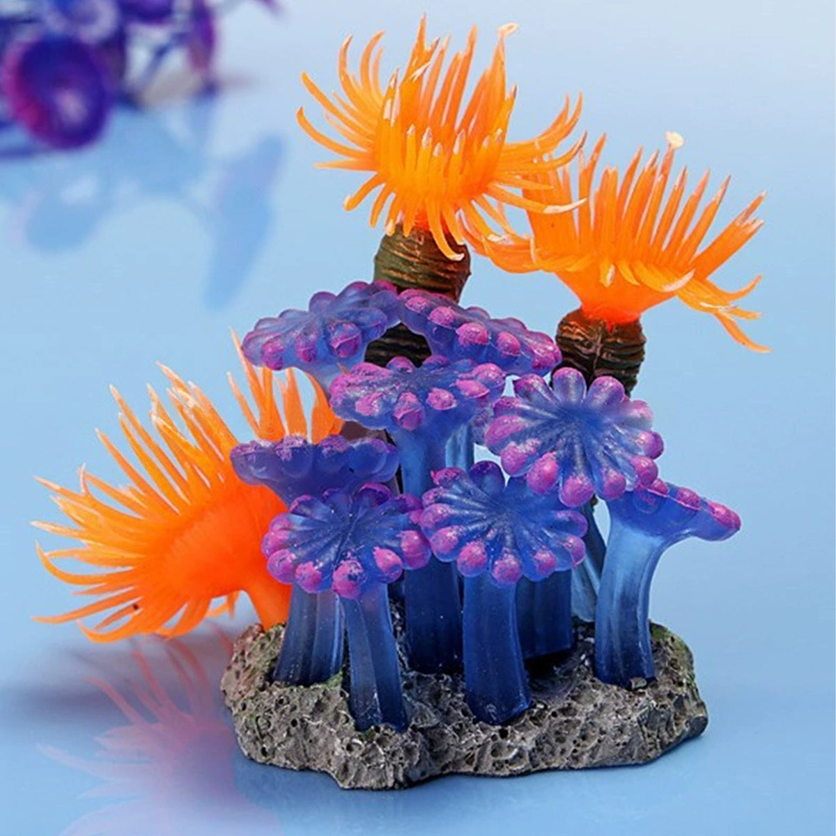 Artificial Coral Decoration Soft Anemone Aquarium Ornament